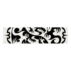 Ying Yang Tattoo Banner And Sign 4  X 1  by Ket1n9