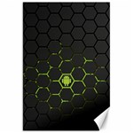 Green Android Honeycomb Gree Canvas 20  x 30  19.62 x28.9  Canvas - 1