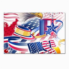 Independence Day United States Of America Postcards 5  X 7  (pkg Of 10) by Ket1n9
