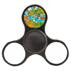 World Map Finger Spinner by Ket1n9