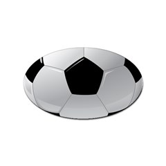Soccer Ball Sticker Oval (100 Pack) by Ket1n9