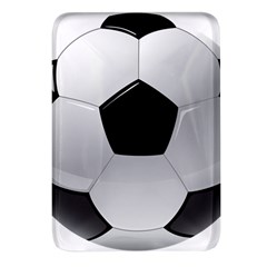 Soccer Ball Rectangular Glass Fridge Magnet (4 Pack) by Ket1n9
