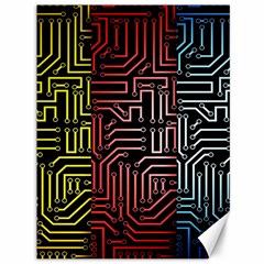 Circuit Board Seamless Patterns Set Canvas 36  X 48  by Ket1n9
