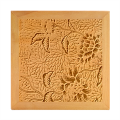Traditional Art Batik Pattern Wood Photo Frame Cube by Ket1n9
