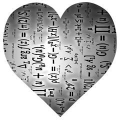 Science Formulas Wooden Puzzle Heart by Ket1n9