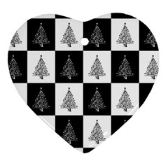 Christmas Tree Xmas Tree Ornament (heart) by Ket1n9