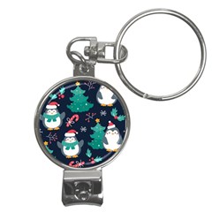 Colorful Funny Christmas Pattern Nail Clippers Key Chain by Ket1n9