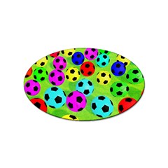 Balls Colors Sticker Oval (100 Pack) by Ket1n9