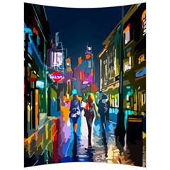 Abstract-vibrant-colour-cityscape Back Support Cushion by Ket1n9