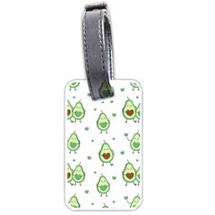 Cute-seamless-pattern-with-avocado-lovers Luggage Tag (one Side) by Ket1n9