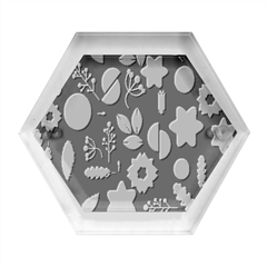 Christmas-seamless-pattern   - Hexagon Wood Jewelry Box by Grandong