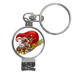 Funny Santa Claus Christmas Nail Clippers Key Chain by Grandong