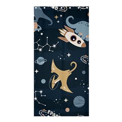 Space Theme Art Pattern Design Wallpaper Shower Curtain 36  X 72  (stall)  by Vaneshop