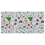 Illustration Christmas Pattern Banner and Sign 4  x 2  Front