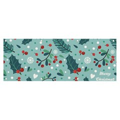 Seamless-pattern-with-berries-leaves Banner And Sign 8  X 3  by Amaryn4rt