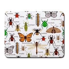 Insects-seamless-pattern Small Mousepad by Amaryn4rt