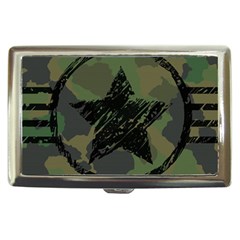Military-camouflage-design Cigarette Money Case by Amaryn4rt