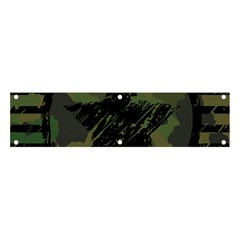 Military-camouflage-design Banner And Sign 4  X 1  by Amaryn4rt