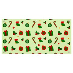 Festive Background Holiday Background Banner And Sign 4  X 2  by Pakjumat