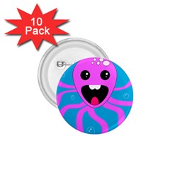 Bubble Octopus Copy 1 75  Buttons (10 Pack) by Dutashop