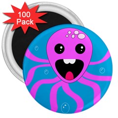 Bubble Octopus Copy 3  Magnets (100 Pack) by Dutashop