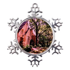 Hot Day In  Dallas-6 Metal Large Snowflake Ornament by bestdesignintheworld
