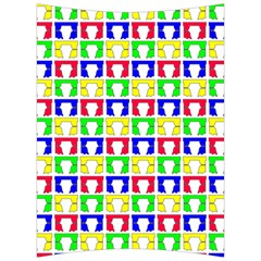 Colorful Seamless Pattern Back Support Cushion by Amaryn4rt