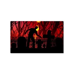 Horror Zombie Ghosts Creepy Sticker Rectangular (100 Pack) by Amaryn4rt