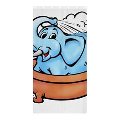 Elephant Bad Shower Shower Curtain 36  X 72  (stall)  by Amaryn4rt