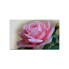 Rose Pink Flowers Pink Saturday Sticker Rectangular (100 Pack) by Amaryn4rt