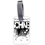 Snow Removal Winter Word Luggage Tag (one side) Front