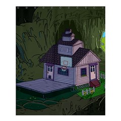 Purple House Cartoon Character Adventure Time Architecture Shower Curtain 60  X 72  (medium)  by Sarkoni