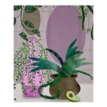 Botanical Plants Green Sheet Art Shower Curtain 60  x 72  (Medium)  60 x72  Curtain