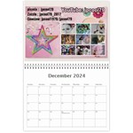 Joy Payne 2024 Wall Calendar 11 x 8.5 (12-Months) Dec 2024