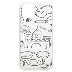 Baby Hand Sketch Drawn Toy Doodle Iphone 12/12 Pro Tpu Uv Print Case by Pakjumat