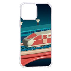 Bridge Transportation Train Toys Iphone 13 Pro Max Tpu Uv Print Case by Modalart