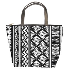 Tribal African Pattern Bucket Bag by Pakjumat