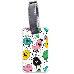 Funny Monster Pattern Luggage Tag (one Side) by Pakjumat