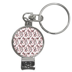 Signs Of Christmas Time  Nail Clippers Key Chain by ConteMonfrey
