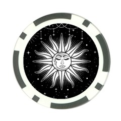 Sun Moon Star Universe Space Poker Chip Card Guard (10 Pack) by Ravend