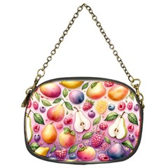 Fruits Apple Strawberry Raspberry Chain Purse (one Side) by Ravend