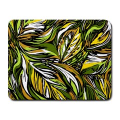 Foliage Pattern Texture Background Small Mousepad by Ravend