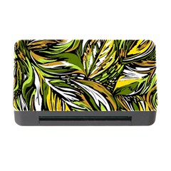 Foliage Pattern Texture Background Memory Card Reader With Cf by Ravend