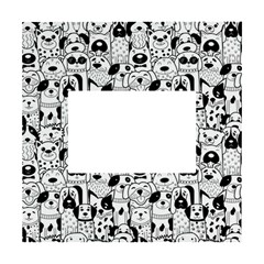 Seamless Pattern With Black White Doodle Dogs White Box Photo Frame 4  X 6  by Grandong