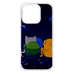 Adventure Time Jake And Finn Night iPhone 14 Pro TPU UV Print Case Front