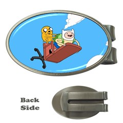 Cartoon Adventure Time Jake And Finn Money Clips (oval)  by Sarkoni