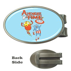 Adventure Time Avengers Age Of Ultron Money Clips (oval)  by Sarkoni