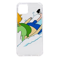 Adventure Time Finn And Jake Snow Iphone 14 Plus Tpu Uv Print Case by Sarkoni