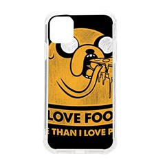 Adventure Time Jake  I Love Food Iphone 11 Tpu Uv Print Case by Sarkoni