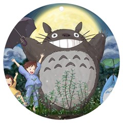 Illustration Anime Cartoon My Neighbor Totoro Uv Print Acrylic Ornament Round by Sarkoni